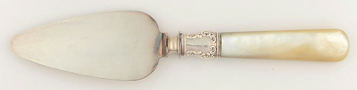 Pearl Handle Flatware 14 (Sterling) Pearl Handle Cheese Server by Landers, Frary & Clark-1