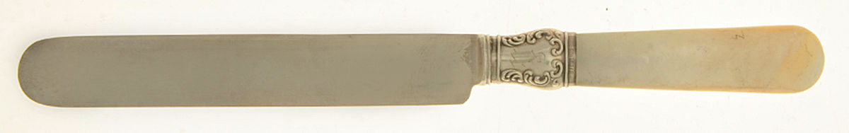Pearl Handle Flatware 14 (Sterling) Pearl Handle Breakfast Knife by Landers, Frary & Clark-1