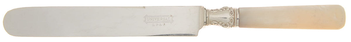 Pearl Handle Flatware 14 (Sterling) Pearl Handle Individual Dessert Knife by Landers, Frary & Clark-1