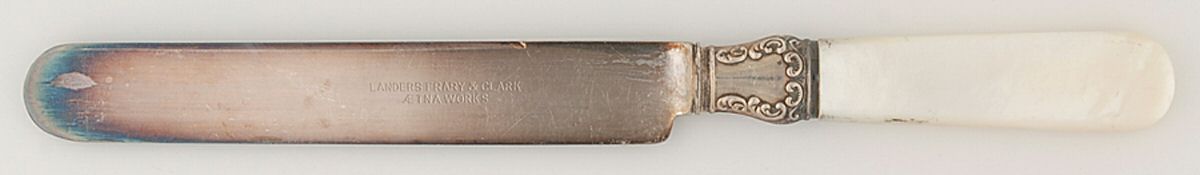 Pearl Handle Flatware 14 (Sterling) Pearl Handle Breakfast Knife by Landers, Frary & Clark-1