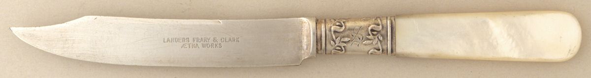 Pearl Handle Flatware 6 (Stering) Pearl Handle Individual Fruit Knife by Landers, Frary & Clark-1