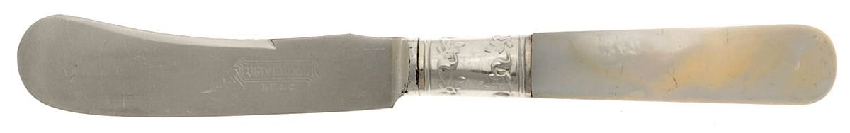 Pearl Handle Flatware 6 (Stering) Pearl Handle Butter Spread/Paddle by Landers, Frary & Clark-1