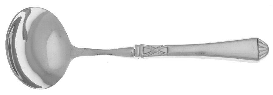 British Colonial (Stainless) Gravy Ladle with No Spout Stainless Bowl HC by Lenox-1