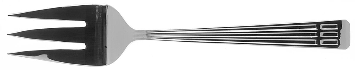Tribeca (Stainless) Medium Solid Cold Meat Serving Fork by Lenox-1