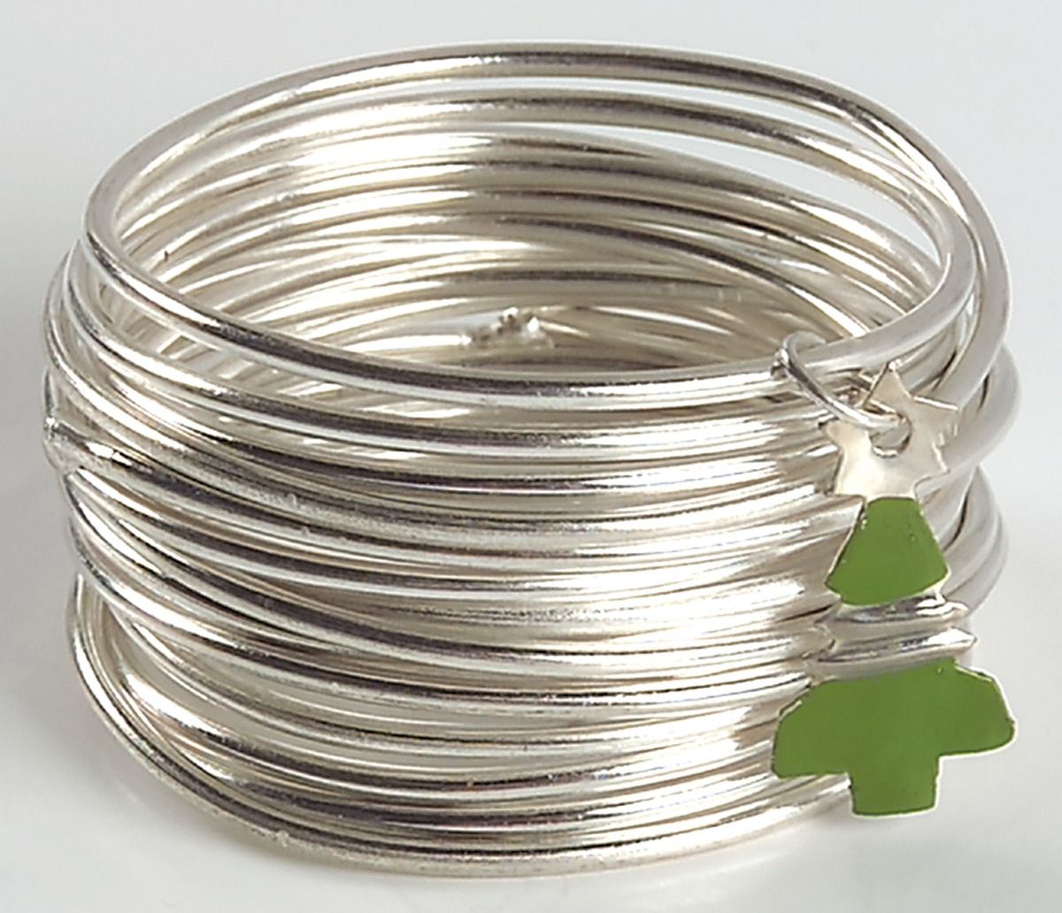 Tin Can Alley (Stainless) Round Napkin Ring by Lenox-1