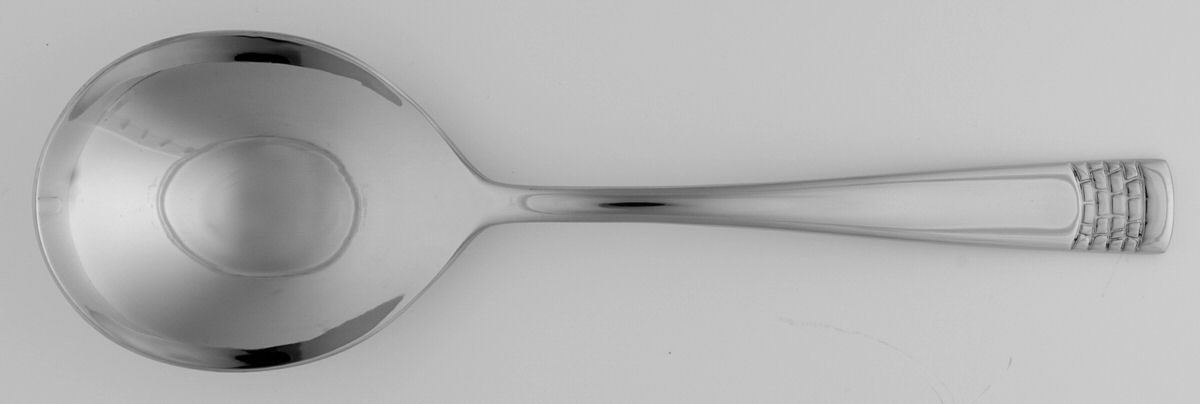 Mosaico D'Italia (Stainless) Solid Smooth Casserole Spoon by Lenox-1