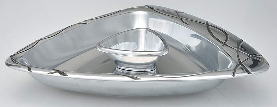 Vibe (Hollowware) 2 Piece Chip and Dip Set by Lenox-1
