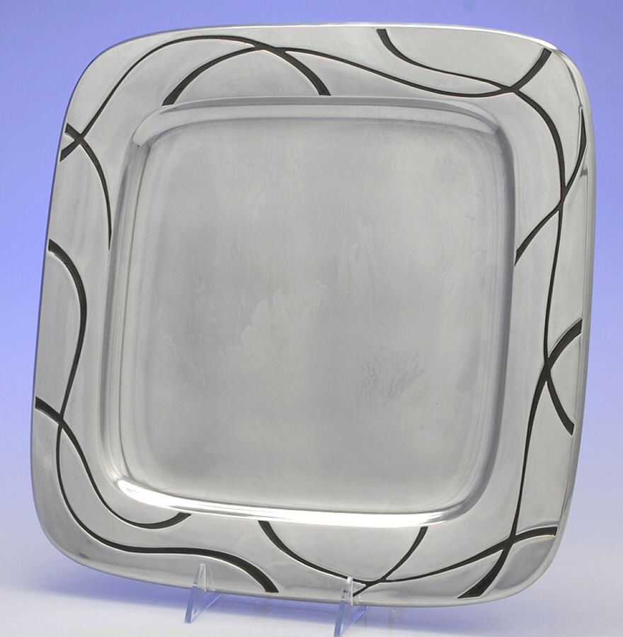 Vibe (Hollowware) 12" Square Platter by Lenox-1