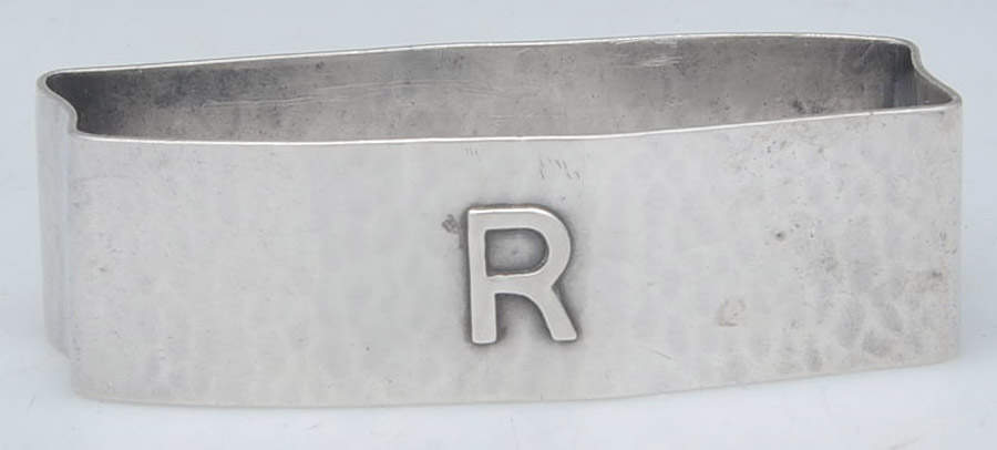 LBO1 (Sterling, Hollowware) Napkin Ring by Lebolt & Co-1