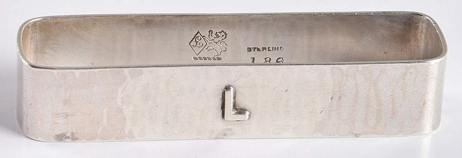 LBO1 (Sterling, Hollowware) Napkin Ring by Lebolt & Co-1