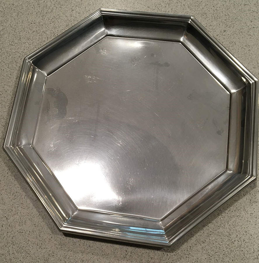 Williamsburg Collection (Pewter, Hollowware) 14" Octagonal Tray by Lenox-1