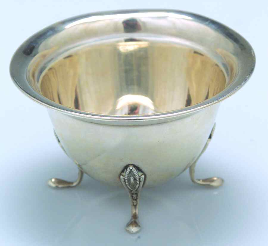 288 (Sterling, Hollowware) Sterling Footed Bon Bon Bowl by Lunt Silver-1