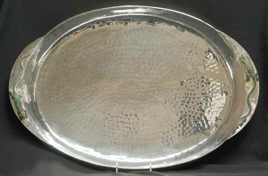 LLL2 (Silverplate, Hollowware) Silverplate Buffet Dish/Tray by Los Castillo-1