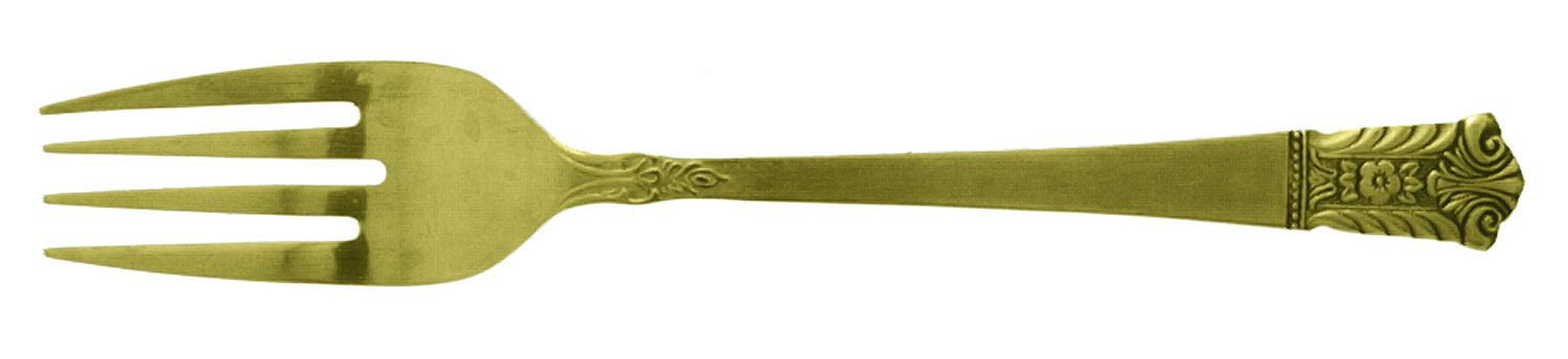 LCU32G (Gold Electroplate) Individual Salad Fork by Lifetime-1
