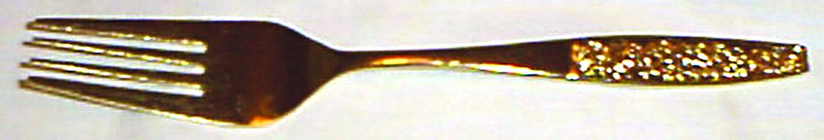 LCO80(Gold Electroplate) Individual Salad Fork by Lifetime-1