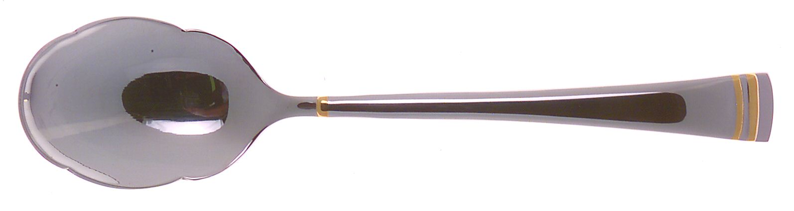 Federal Gold (Stainless, Gold Bands) Sugar Spoon by Lenox-1