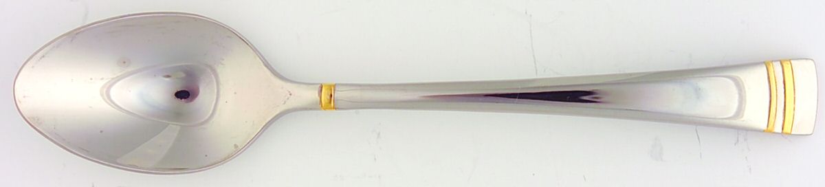 Federal Gold (Stainless, Gold Bands) Teaspoon by Lenox-1