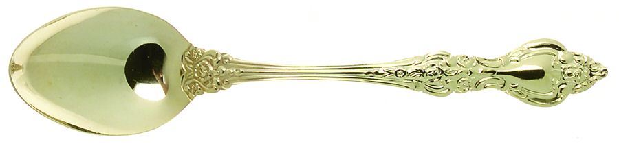 LCU81 (Gold Electroplate) Place/Oval Soup Spoon by Lifetime-1