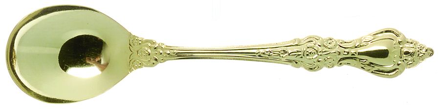 LCU81 (Gold Electroplate) Sugar Spoon by Lifetime-1