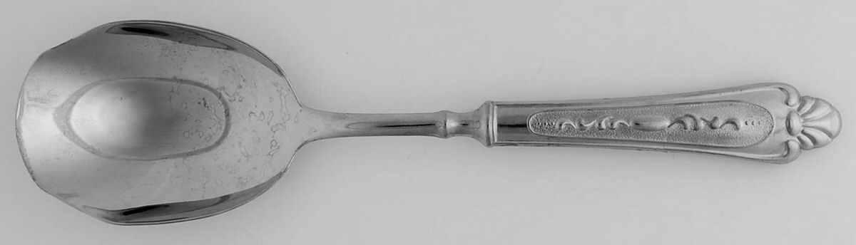 LBI2 (Silverplate) Solid Serving Spoon by LBL Italy-1
