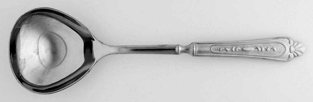 LBI2 (Silverplate) Solid Soup Ladle by LBL Italy-1