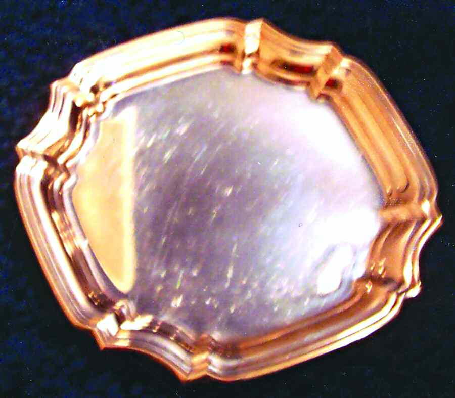 Shelburne (Slvrplate, Hollowware) Silverplate Coaster by Lunt Silver-1