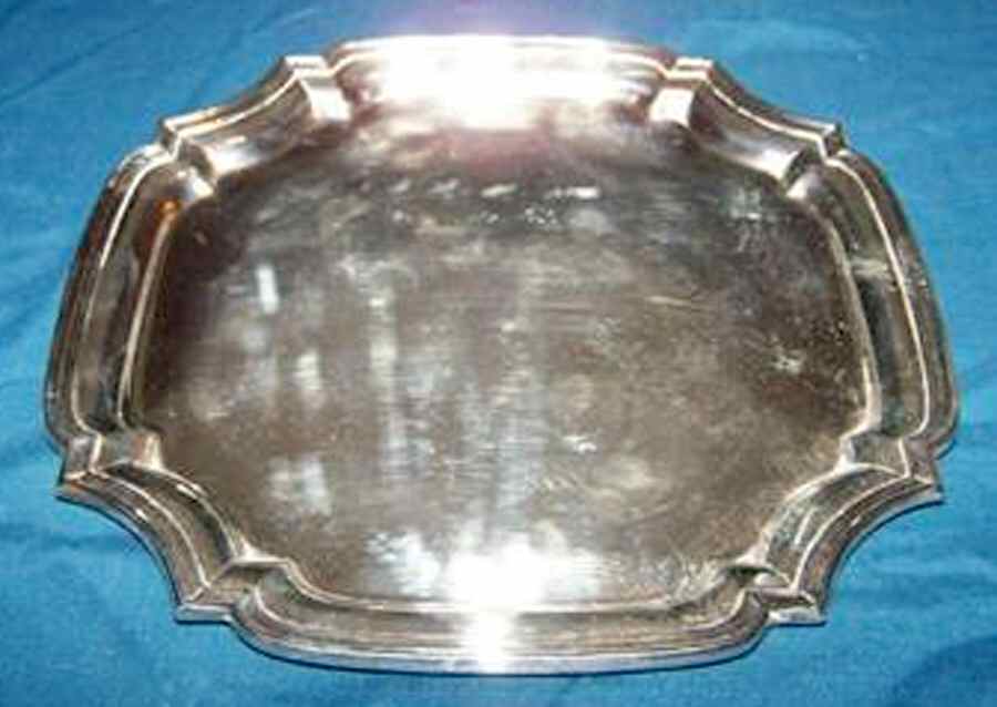Shelburne (Slvrplate, Hollowware) 10" Round Tray by Lunt Silver-1