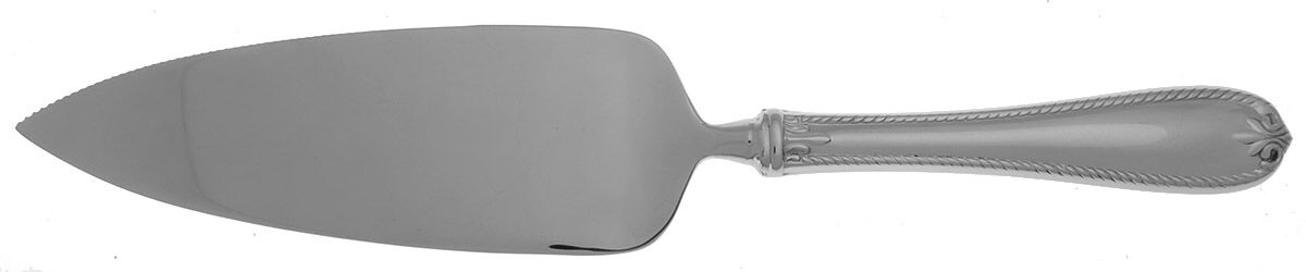 Tudor Bead-Augusta (Stainless) Pie Server with Serrated Stainless Blade HC by Lenox-1