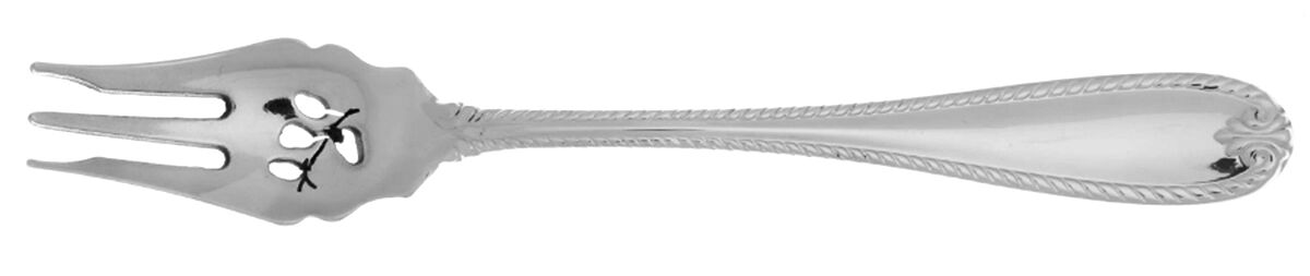 Tudor Bead-Augusta (Stainless) Pickle Fork Pierced with Short Handle HC by Lenox-1