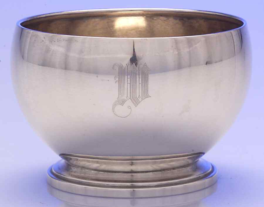 Modern Classic (Sterling, Hollowware) Waste Bowl by Lunt Silver-1
