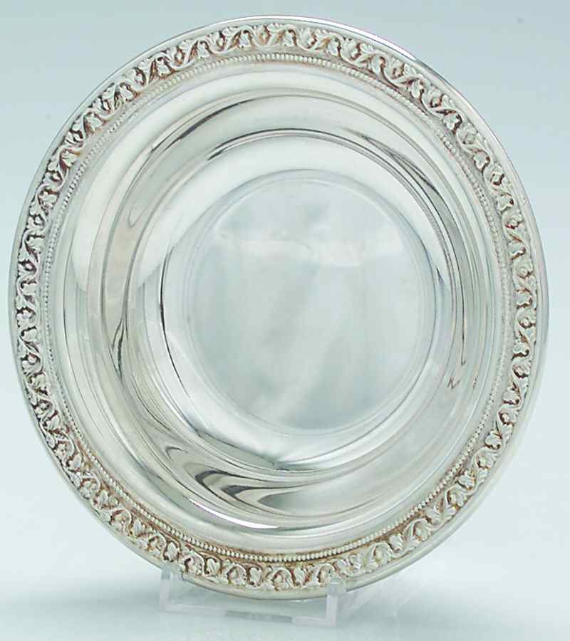 M-6B (Silverplate, Hollowware) Silverplate Bon Bon Bowl by Lunt Silver-1