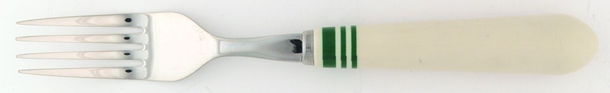 Cafe Stripe-Green (Stainless) Fork by Ralph Lauren Flatware-1