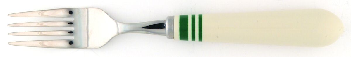 Cafe Stripe-Green (Stainless) Individual Salad Fork by Ralph Lauren Flatware-1