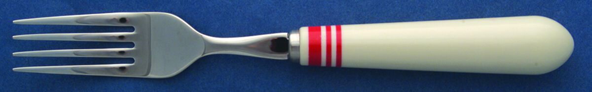 Cafe Stripe-Red (Stainless) Fork by Ralph Lauren Flatware-1