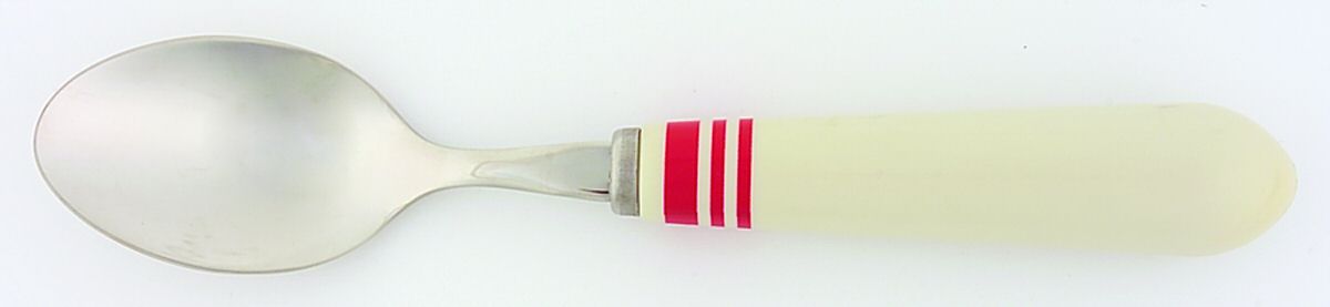 Cafe Stripe-Red (Stainless) Teaspoon by Ralph Lauren Flatware-1