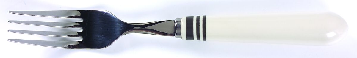 Cafe Stripe-Black (Stainless) Fork by Ralph Lauren Flatware-1