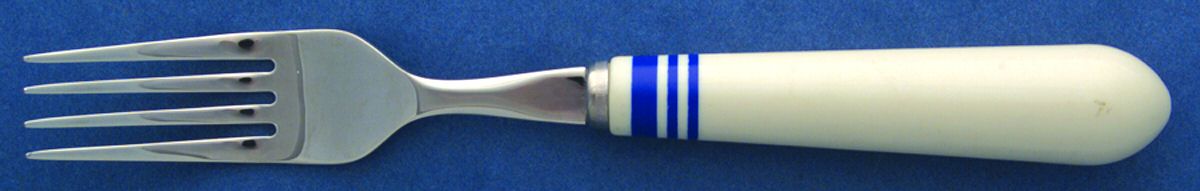 Cafe Stripe-Blue (Stainless) Fork by Ralph Lauren Flatware-1