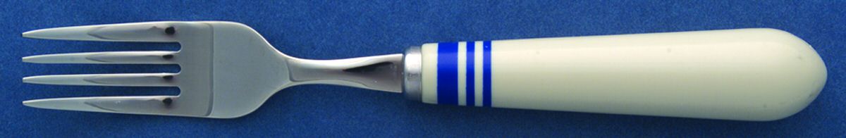 Cafe Stripe-Blue (Stainless) Individual Salad Fork by Ralph Lauren Flatware-1