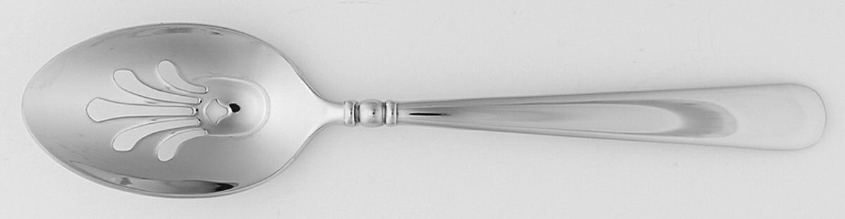 Pearl Platinum-Glossy (Stainless) Pierced Tablespoon (Serving Spoon) by Lenox-1