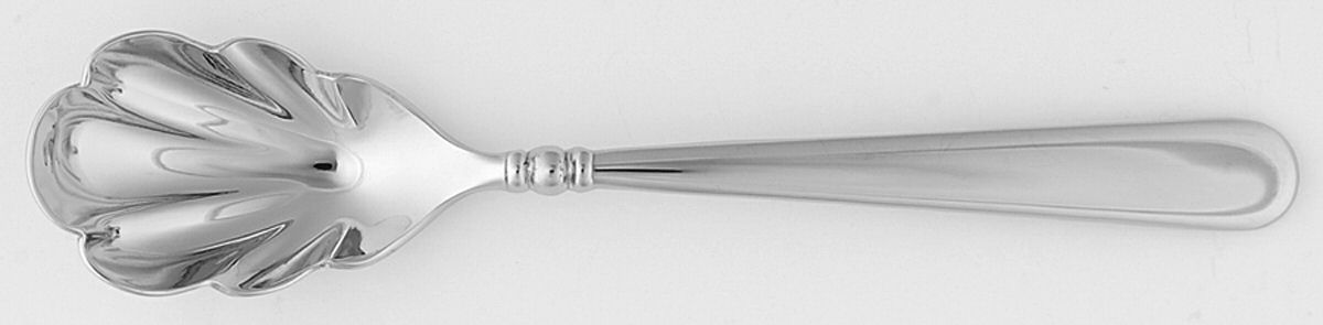 Pearl Platinum-Glossy (Stainless) Sugar Shell Spoon by Lenox-1
