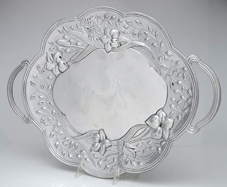 Butterfly Meadow (Hollowware) 17" Round Handled Tray by Lenox-1