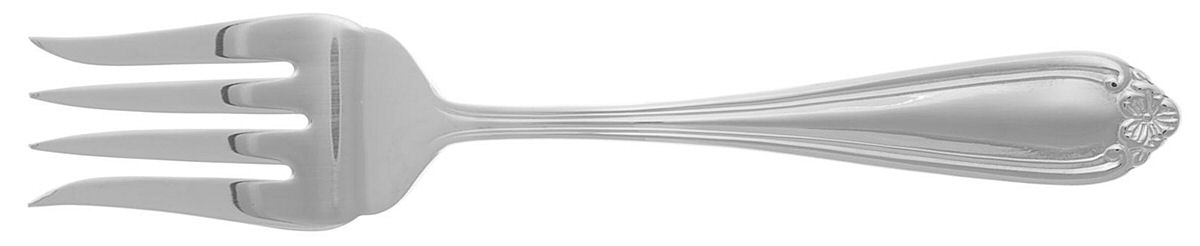 Bellina (Stainless) Medium Solid Cold Meat Serving Fork by Lenox-1