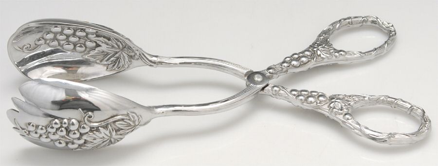 Grape Weave (Hollowware, Other) 1-Piece Salad Tongs by Lenox-1