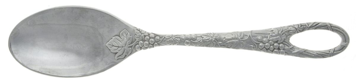 Grape Weave (Hollowware, Other) Solid Salad Serving Spoon by Lenox-1