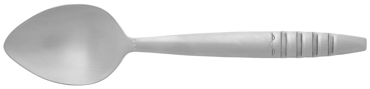 Mambo (Stainless) Place/Oval Soup Spoon by Lunt Silver-1