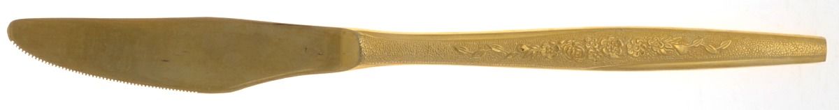 Golden Boutique (Gold Electroplate) New French Solid Knife by Lifetime-1