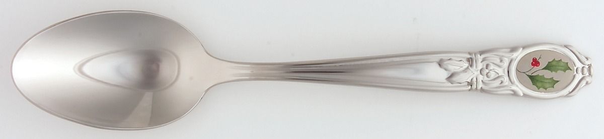 Holiday Platinum (Stainless) Place/Oval Soup Spoon by Lenox-1