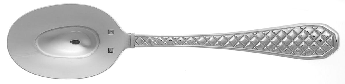 Coco (Stainless) Tablespoon (Serving Spoon) by Lunt Silver-1
