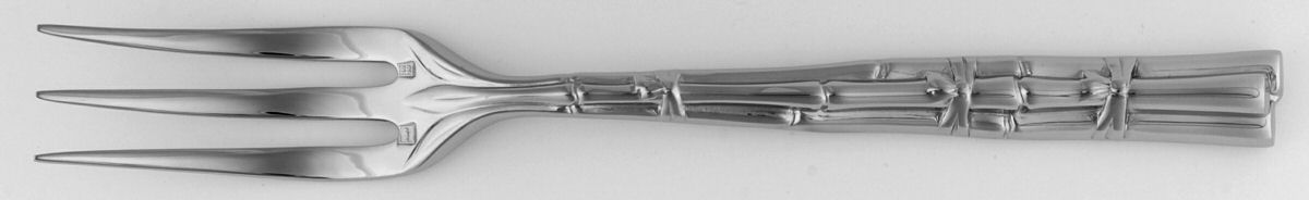 Sarong (Stainless) Solid Serving Fork by Lunt Silver-1