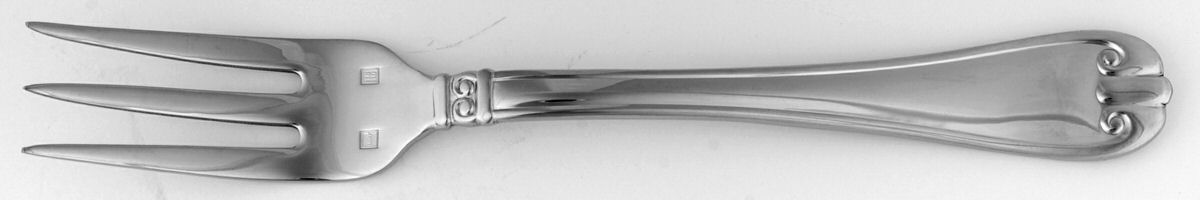 Williamstown (Stainless) Medium Solid Cold Meat Serving Fork by Lunt Silver-1
